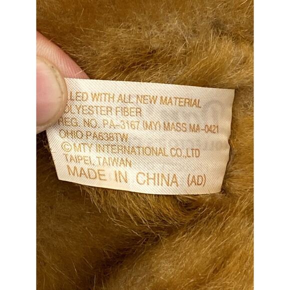 Dan Dee Teddy Bear Brown Mohair Style 12" Plush Collectors Choice Stuffed Animal - Picture 8 of 8